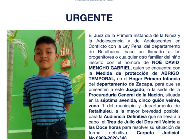 NOÈ DAVID MENCHO GABRIEL