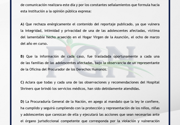 COMUNICADO DE PRENSA DE LA PROCURADURÍA GENERAL DE LA NACIÓN – 14 DE DICIEMBRE 2017-2