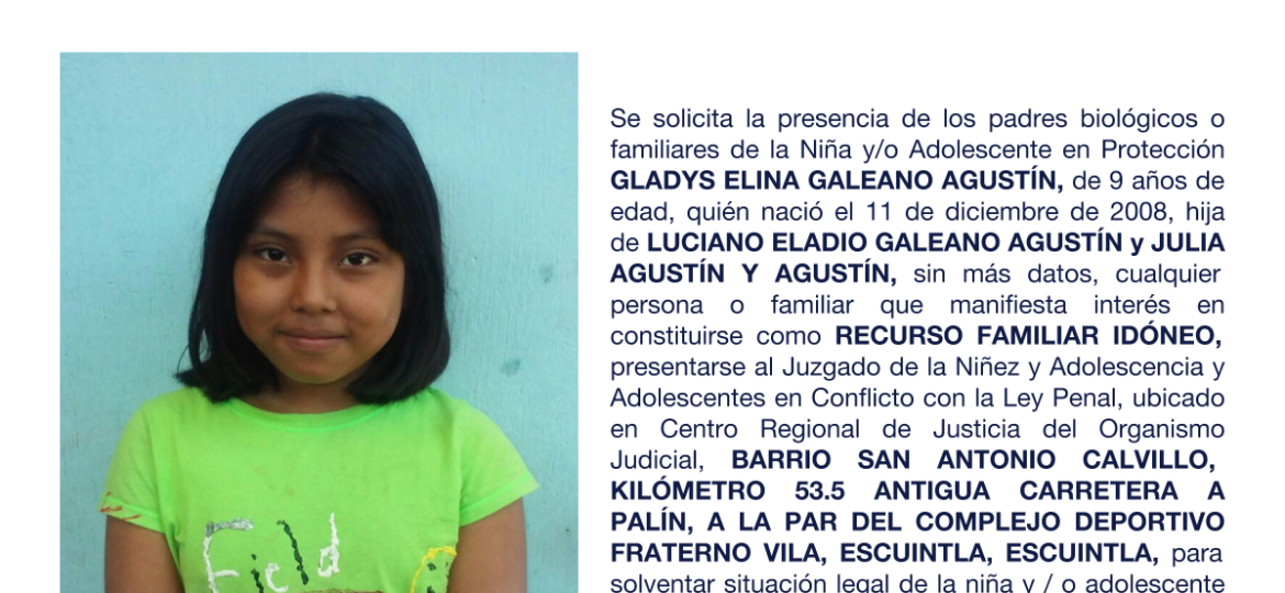 GLADYS ELINA GALEANO AGUSTÍN
