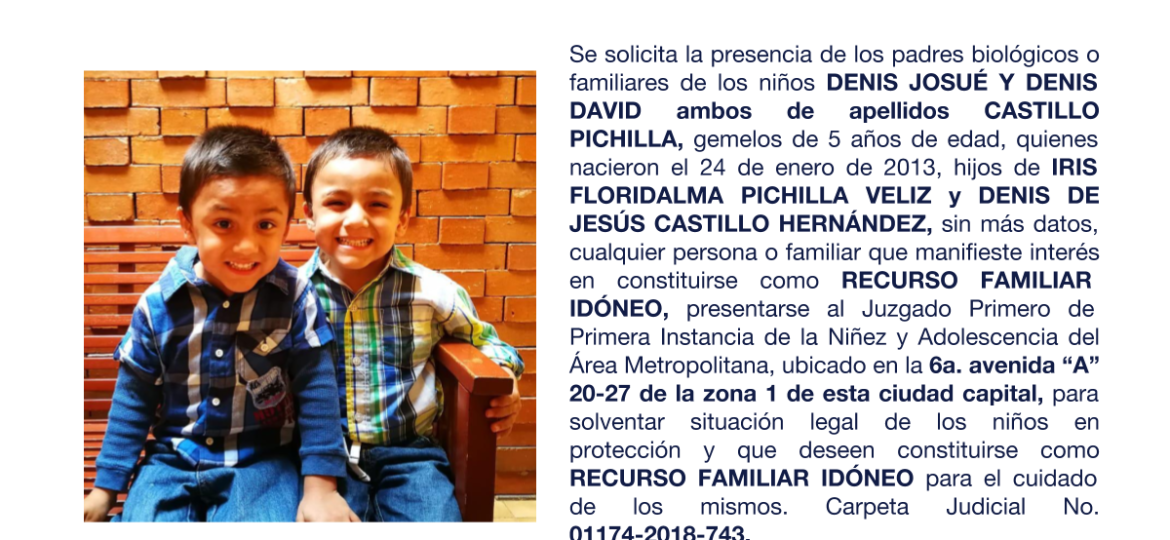 DENIS JOSUÉ Y DENIS DAVID CASTILLO PICHILLA