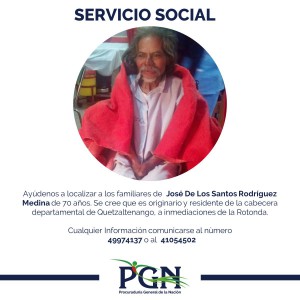 JOSÉ DE LOS SANTOS RODRÍGUEZ MEDINA