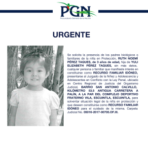 RUTH NOEMÍ PÉREZ TAQUES