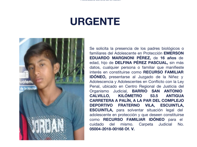 EMERSON EDUARDO MARGNONI PÉREZ