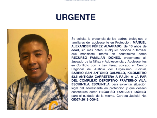 MANUEL ALEXANDER PÉREZ ALVARADO