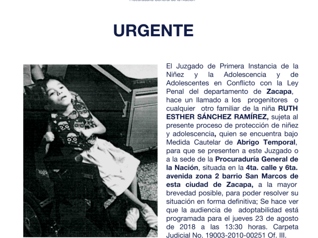 RUTH ESTHER SÁNCHEZ RAMÍREZ