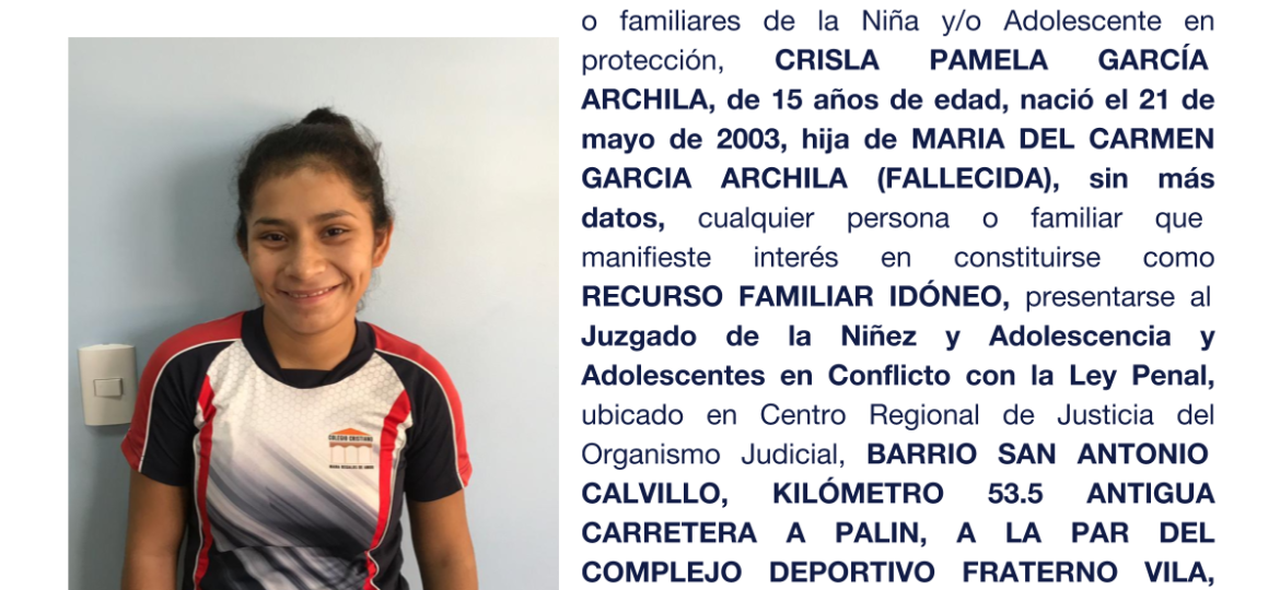 CRISLA PAMELA GARCÍA ARCHILA