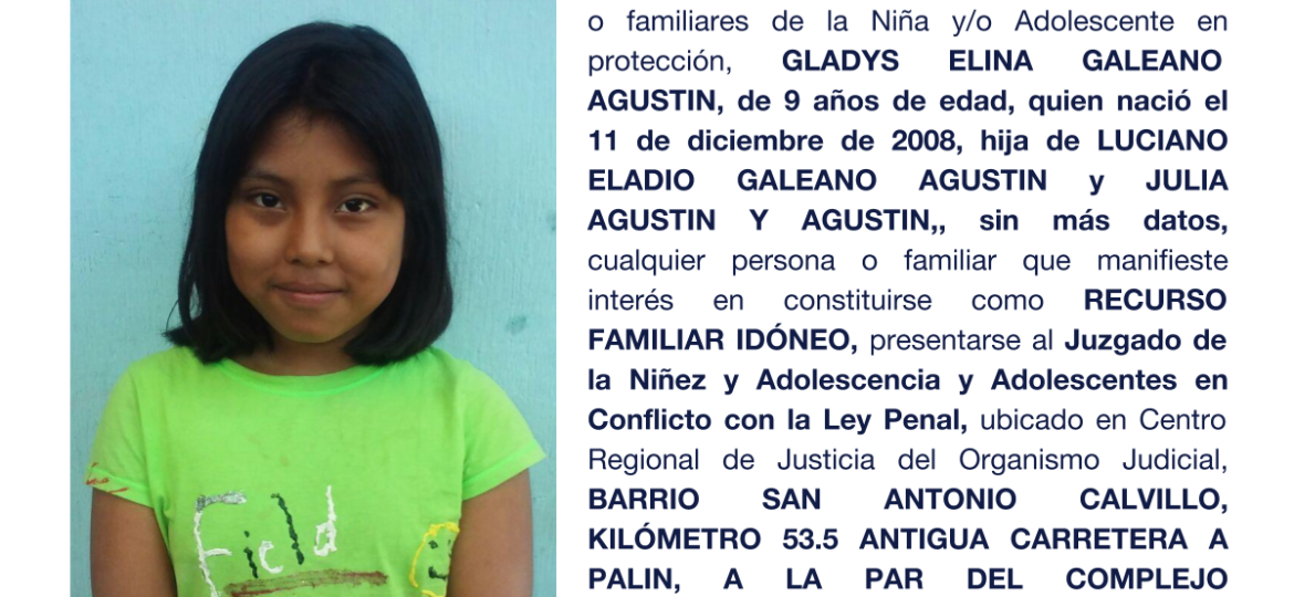 GLADYS ELINA GALEANO AGUSTIN
