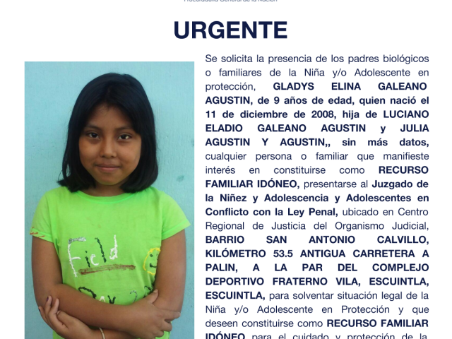 GLADYS ELINA GALEANO AGUSTIN