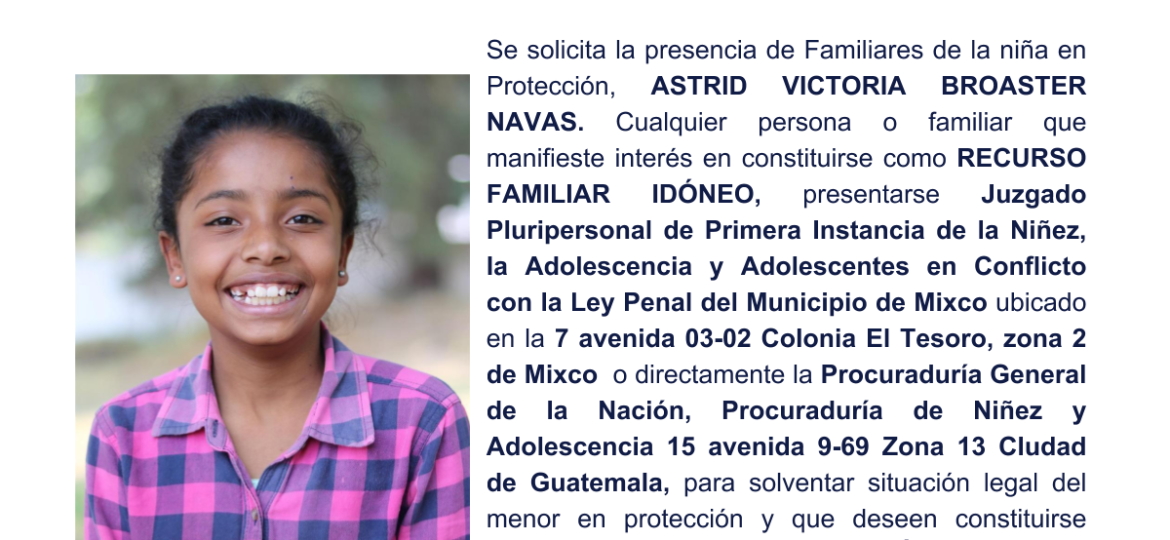 ASTRID VICTORIA BROASTER NAVAS