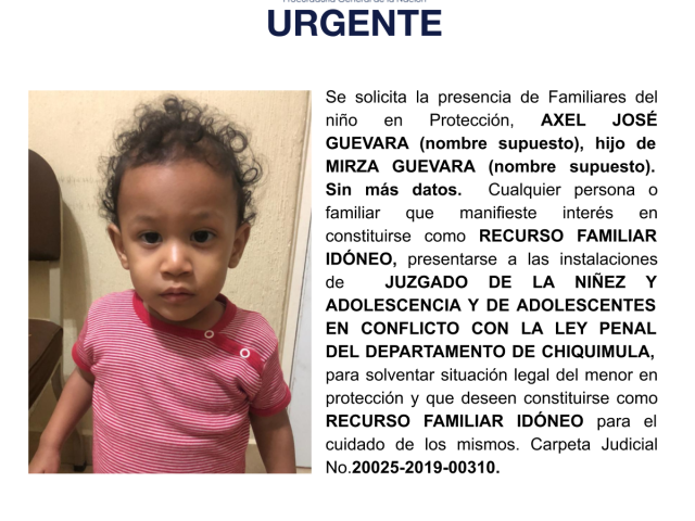 AXEL JOSÉ GUEVARA (nombre supuesto)