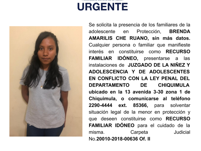 BRENDA AMARILIS CHE RUANO