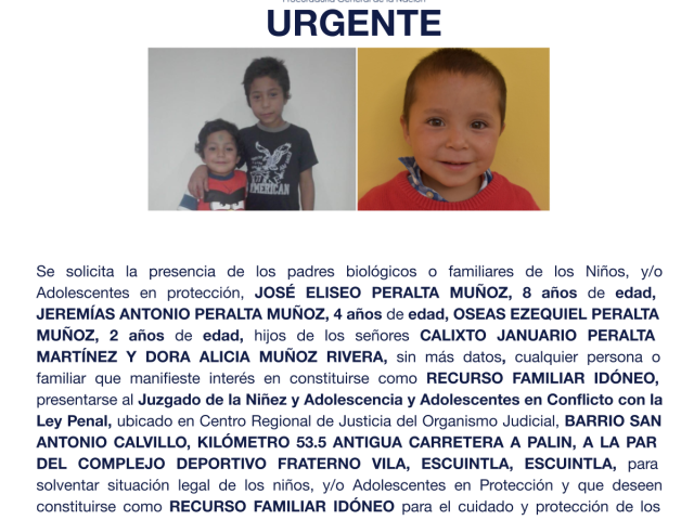 JOSÉ ELISEO PERALTA MUÑOZ, OSEAS EZEQUIEL PERALTA MUÑOZ