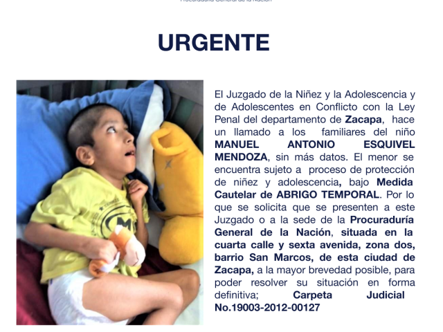 MANUEL ANTONIO ESQUIVEL MENDOZA