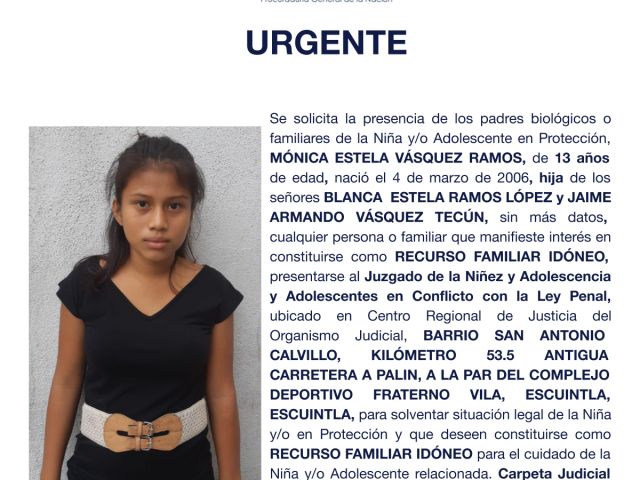 MÓNICA ESTELA VÁSQUEZ RAMOS