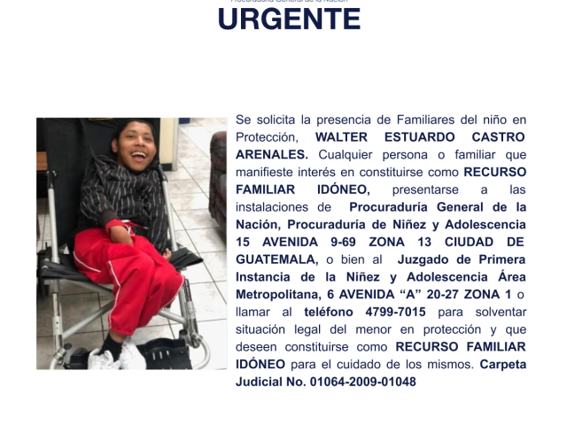 WALTER ESTUARDO CASTRO ARENALES