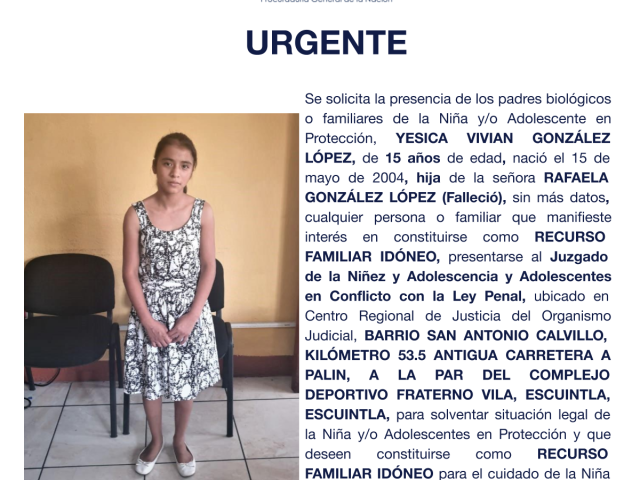 YESICA VIVIAN GONZÁLEZ LÓPEZ