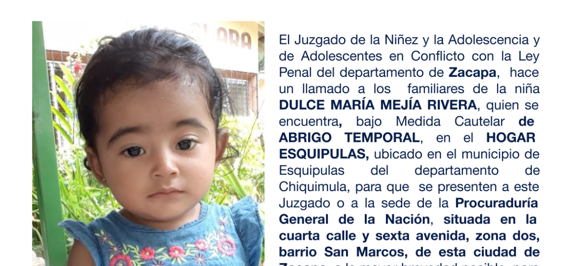 DULCE MARÍA MEJÍA RIVERA