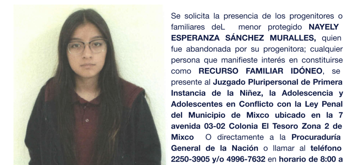 NAYELY ESPERANZA SÁNCHEZ MURALLES