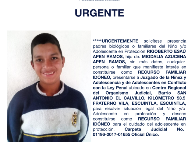 RIGOBERTO ESAÚ APEN RAMOS