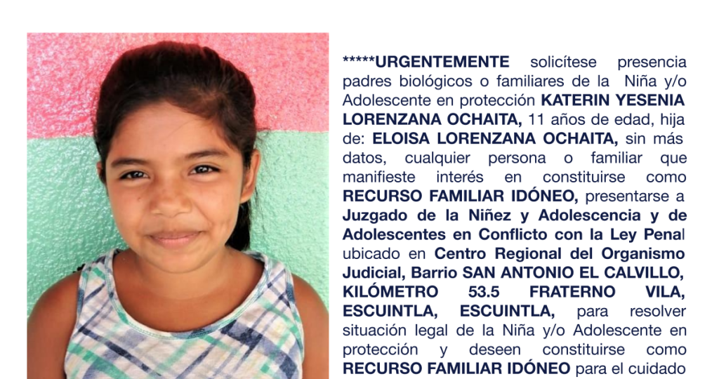 KATERIN YESENIA LORENZANA OCHAITA