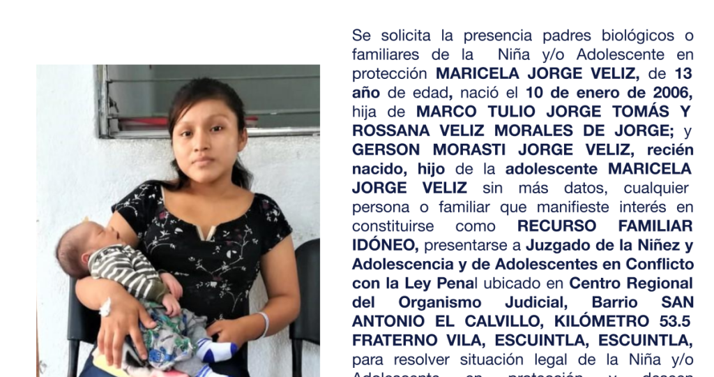 MARICELA JORGE VELIZ, GERSON MORASTI JORGE VELIZ