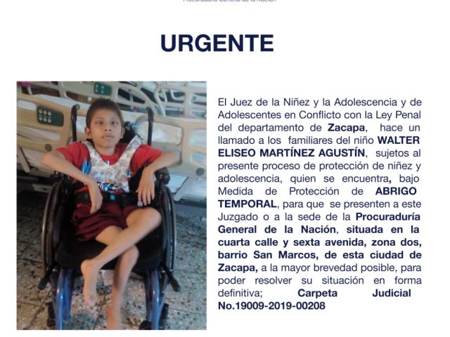 WALTER ELISEO MARTÍNEZ AGUSTÍN