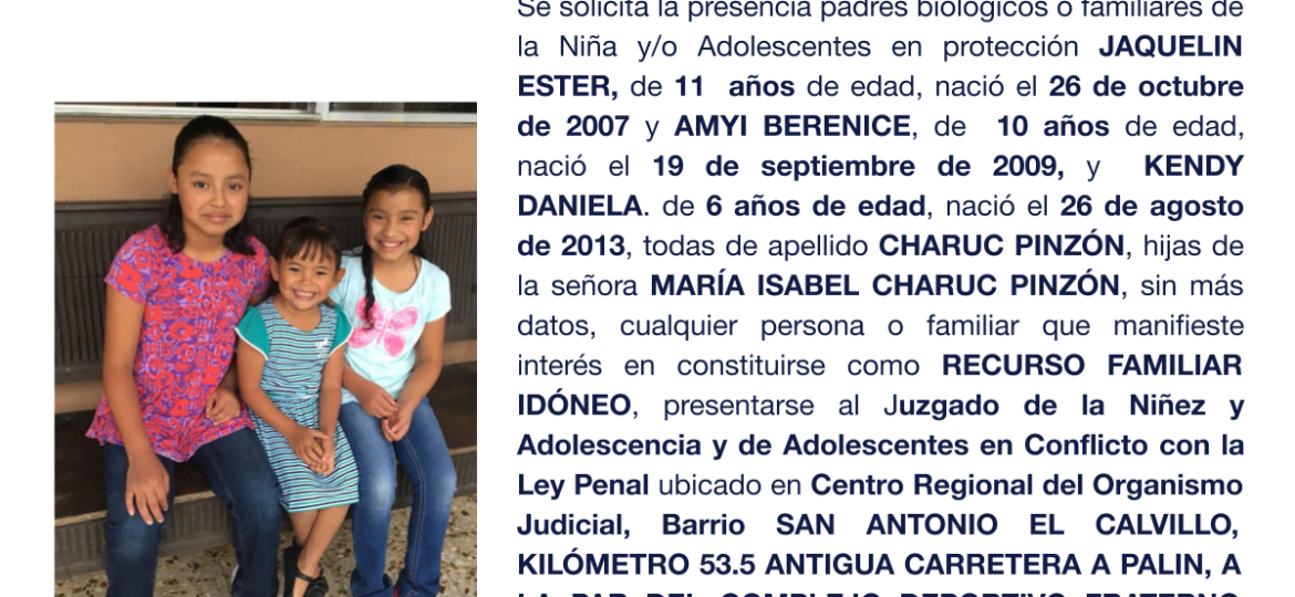 JAQUELIN ESTER, AMYI BERENICE, ENDY DANIELA