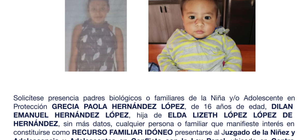 RECIA PAOLA HERNÁNDEZ LÓPEZ, DILAN EMANUEL HERNÁNDEZ LÓPEZ