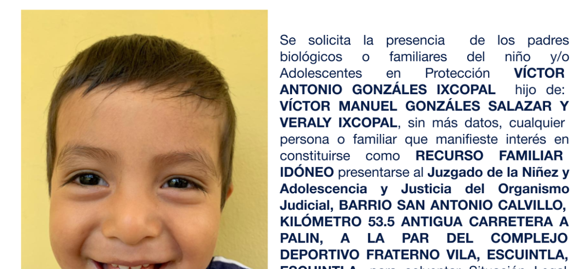 VÍCTOR ANTONIO GONZÁLES IXCOPAL