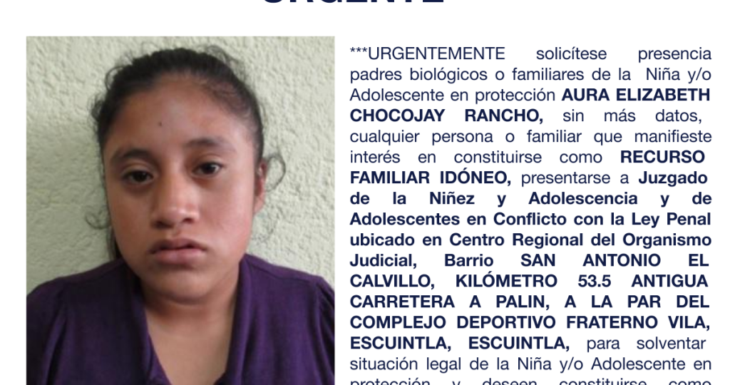 AURA ELIZABETH CHOCOJAY RANCHO