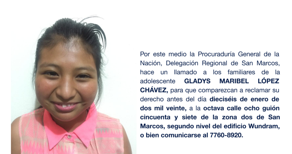 GLADYS MARIBEL LÓPEZ CHÁVEZ