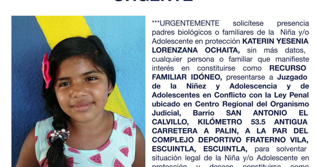 KATERIN YESENIA LORENZANA OCHAITA