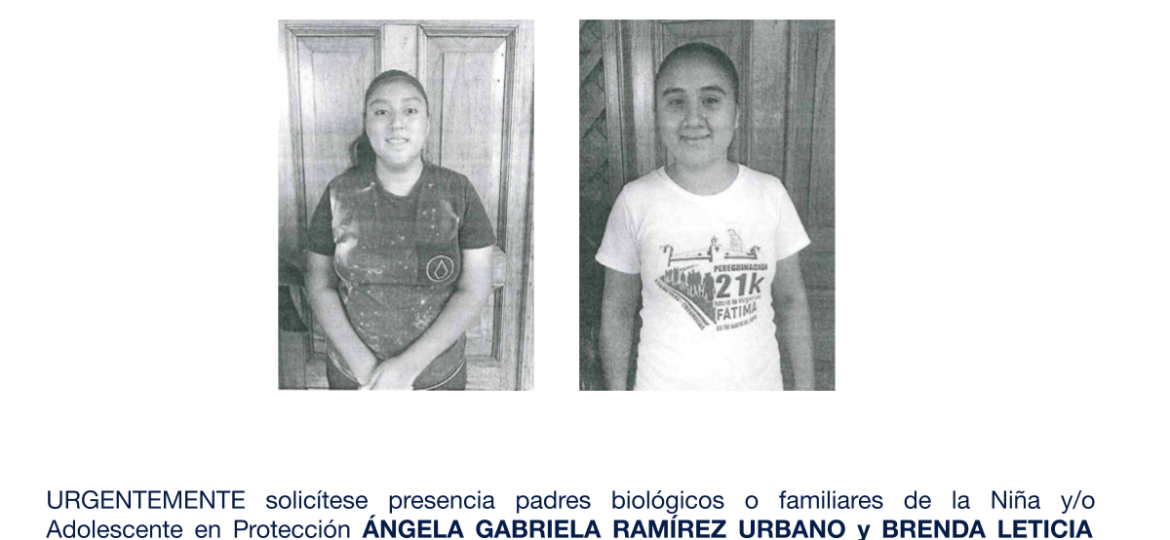 ÁNGELA GABRIELA RAMÍREZ URBANO y BRENDA LETICIA URBANO PÉREZ