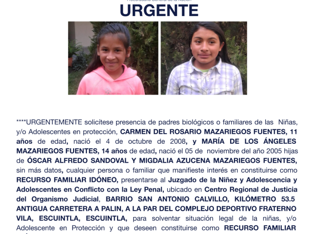 CARMEN DEL ROSARIO MAZARIEGOS FUENTES, MAZARIEGOS FUENTES