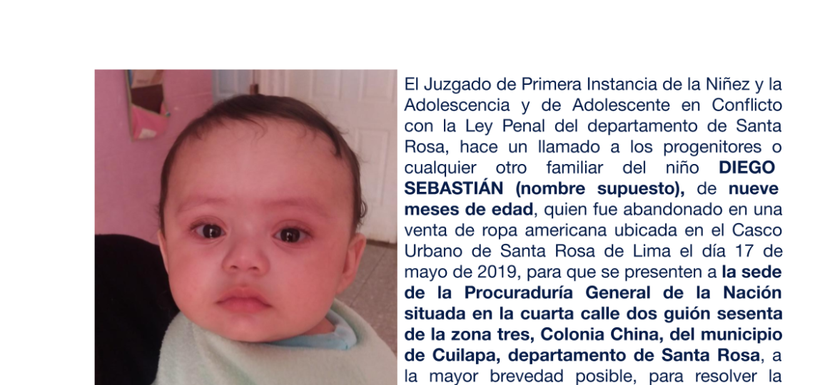 DIEGO SEBASTIÁN (nombre supuesto)