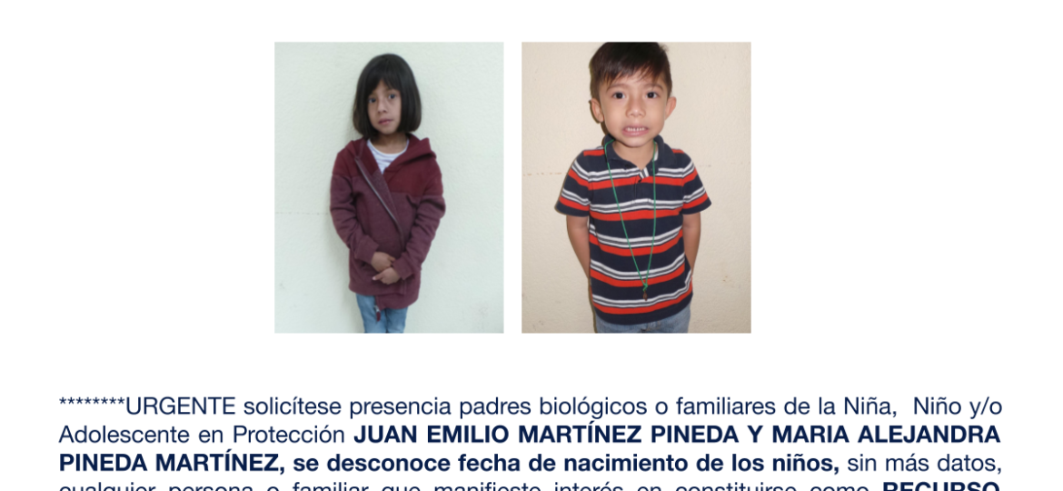 JUAN EMILIO MARTÍNEZ PINEDA Y MARIA ALEJANDRA PINEDA MARTÍNEZ