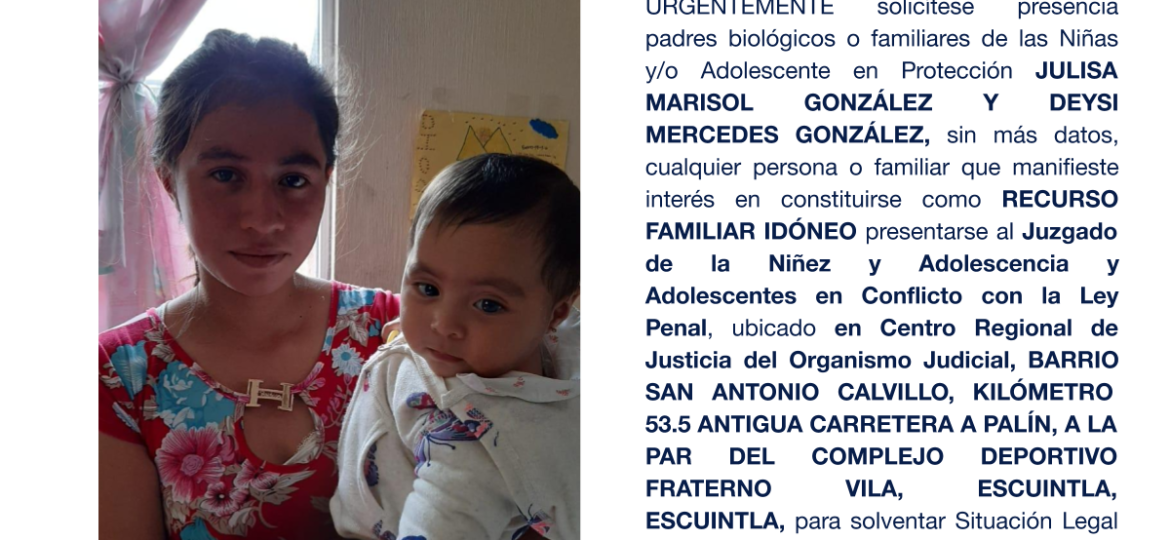 JULISA MARISOL GONZÁLEZ Y DEYSI MERCEDES GONZÁLEZ