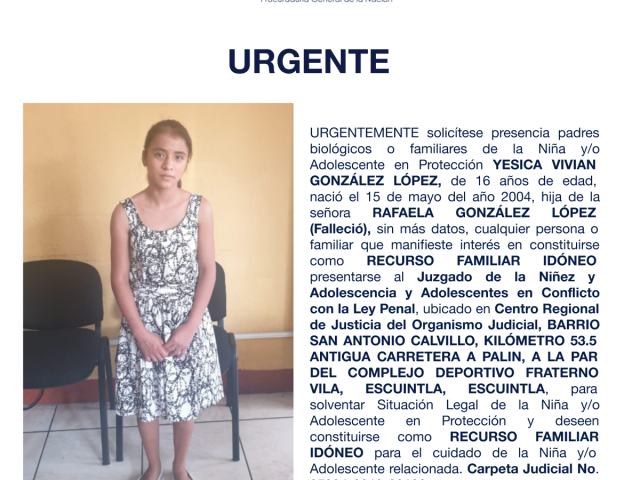 YESICA VIVIAN GONZÁLEZ LÓPEZ