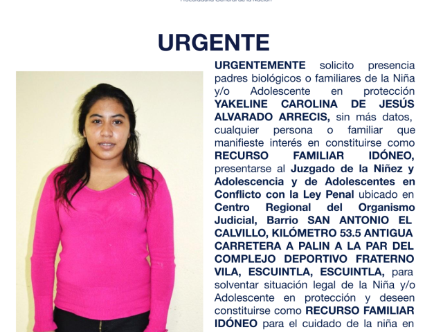 YAKELINE CAROLINA DE JESÚS ALVARADO ARRECIS