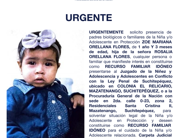 ZOE MARIANA ORELLANA FLORES