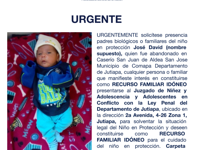 José David (nombre supuesto)