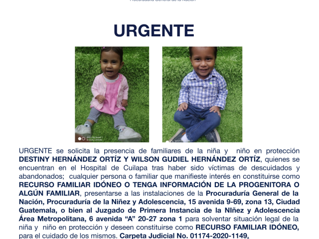 DESTINY HERNÁNDEZ ORTÍZ Y WILSON GUDIEL HERNÁNDEZ ORTÍZ