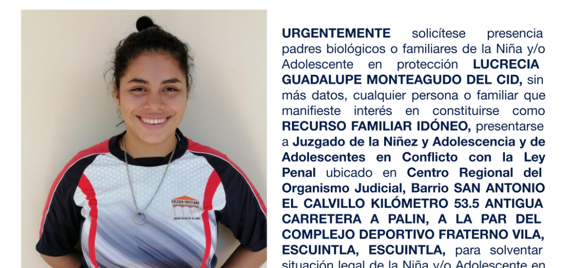 LUCRECIA GUADALUPE MONTEAGUDO DEL CID