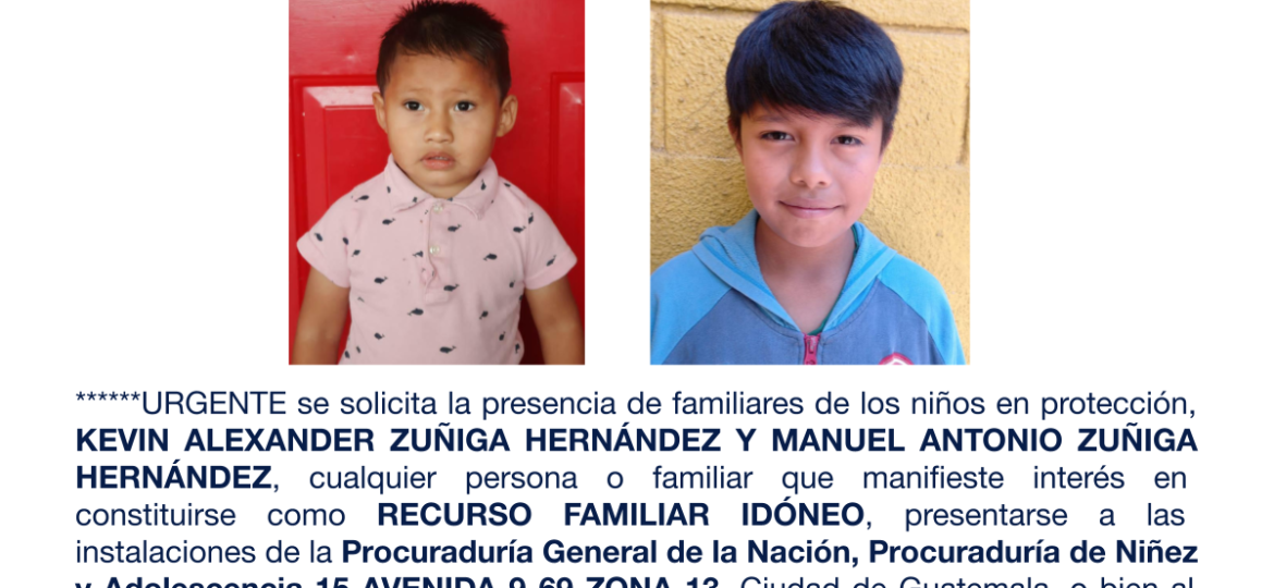 KEVIN ALEXANDER ZUÑIGA HERNÁNDEZ Y MANUEL ANTONIO ZUÑIGA HERNÁNDEZ