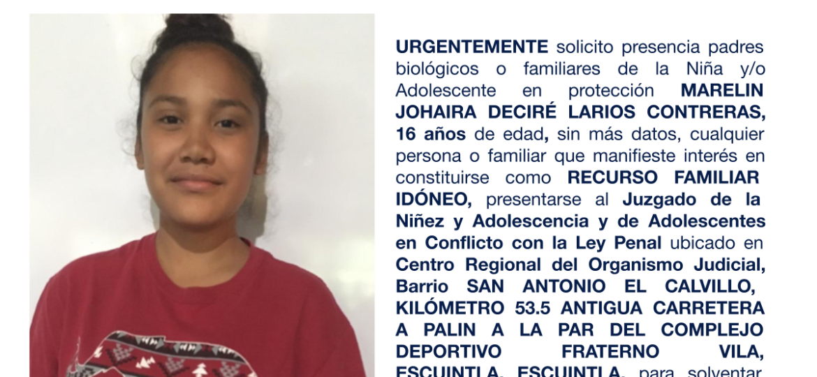 MARELIN JOHAIRA DECIRÉ LARIOS CONTRERAS