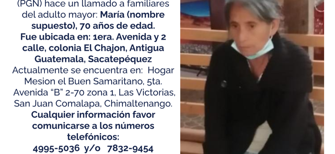 María (nombre supuesto)