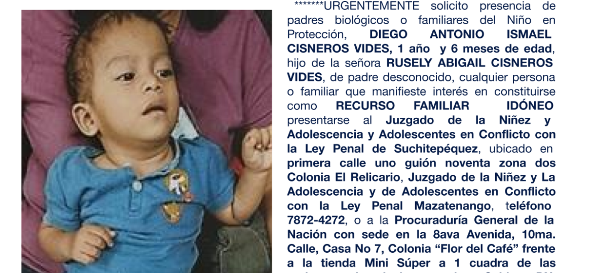 DIEGO ANTONIO ISMAEL CISNEROS VIDES