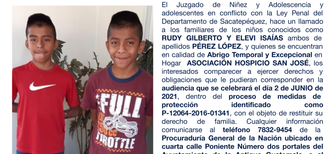 RUDY GILBERTO Y ELEVI ISAÍAS