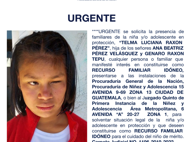 TELMA LUCIANA RAXON PÉREZ