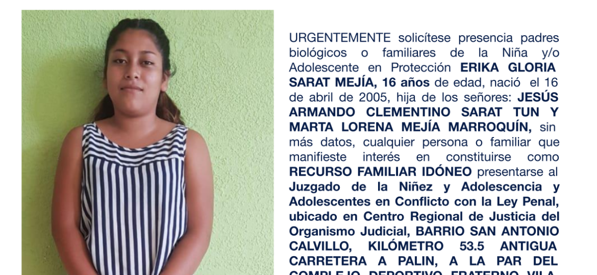 ERIKA GLORIA SARAT MEJÍA